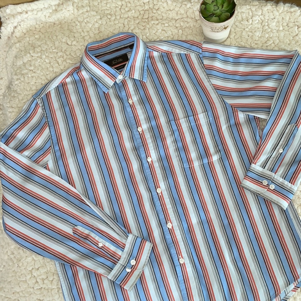 Men’s Tasso Elba Button Down Dress Shirt